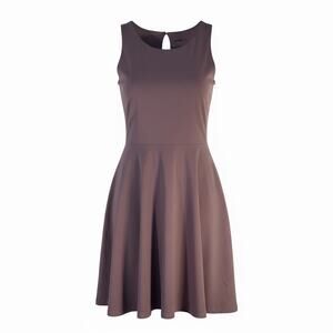 Pact Lavender Sleeveless Fit and Flare Dress Sz Large